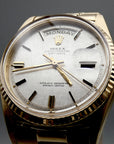 SOLD Rolex Day-Date with papers / Pie Pan Linen dial / warranty / serviced
