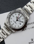 SOLD Rolex Explorer II Polar / unpolished / service papers