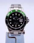 SOLD Rolex Submariner "Kermit" 2007 unpolished full set 16610LV