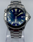 SOLD Omega Professional 300m Automatic Mens Watch Seamaster NOS / Electric Blue