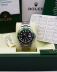 SOLD Rolex Submariner "Kermit" 2007 unpolished full set 16610LV