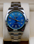 Sold Rolex Milgauss blue NEW / Stickered - Rare factory sealed