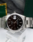 SOLD Oyster Perpetual Date / serviced / black dial 15200