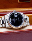 SOLD Rolex Day-Date 36 Black dial / serviced / warranty 18239