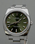 SOLD Rolex Air-King Olive Green Full set MINT