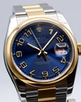SOLD Rolex Datejust 36 Rare Radial Blue dial / Full set / Mint