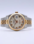 SOLD Rolex Datejust 36 16233 Rare Porcelain Cream dial / 1989 full set