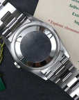 SOLD Rolex Explorer Unpolished / 2002 / papers + tag