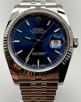 SOLD - CONTACT US Rolex Datejust 36 Blue