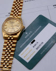 SOLD Rolex Datejust 36 2022 service / 1971