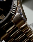 SOLD Day-Date President 36 VERY RARE / MINT / Factory Onyx and diamond lugs