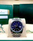 SOLD - CONTACT US Rolex Datejust 36 Blue