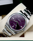 SOLD Oyster Perpetual 39mm NOS / Grape purple dial
