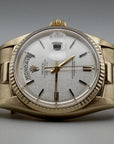 SOLD Rolex Day-Date with papers / Pie Pan Linen dial / warranty / serviced