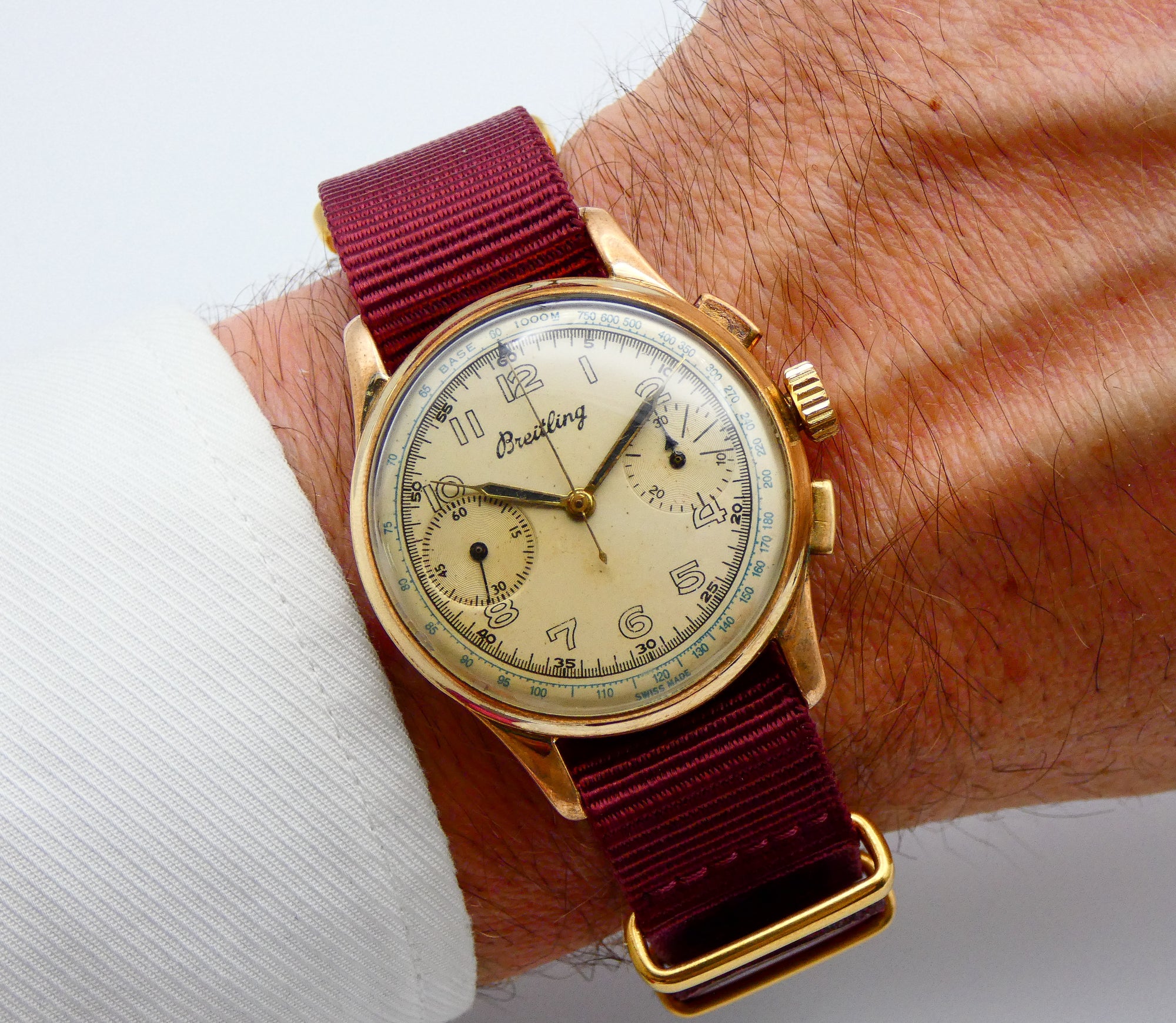 SOLD Breitling Premier Chronograph Plated / 40s