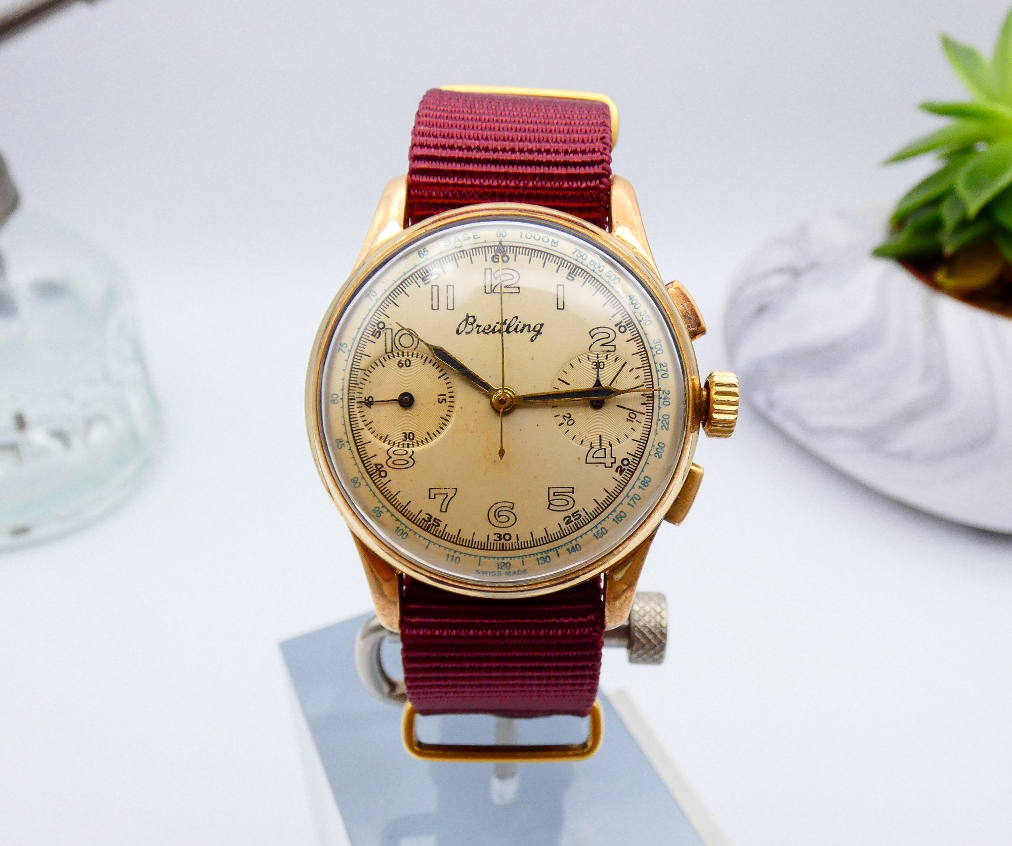 SOLD Breitling Premier Chronograph Plated / 40s