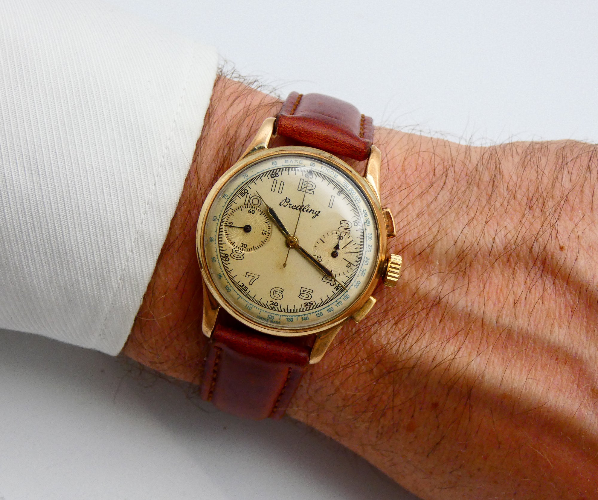 SOLD Breitling Premier Chronograph Plated / 40s