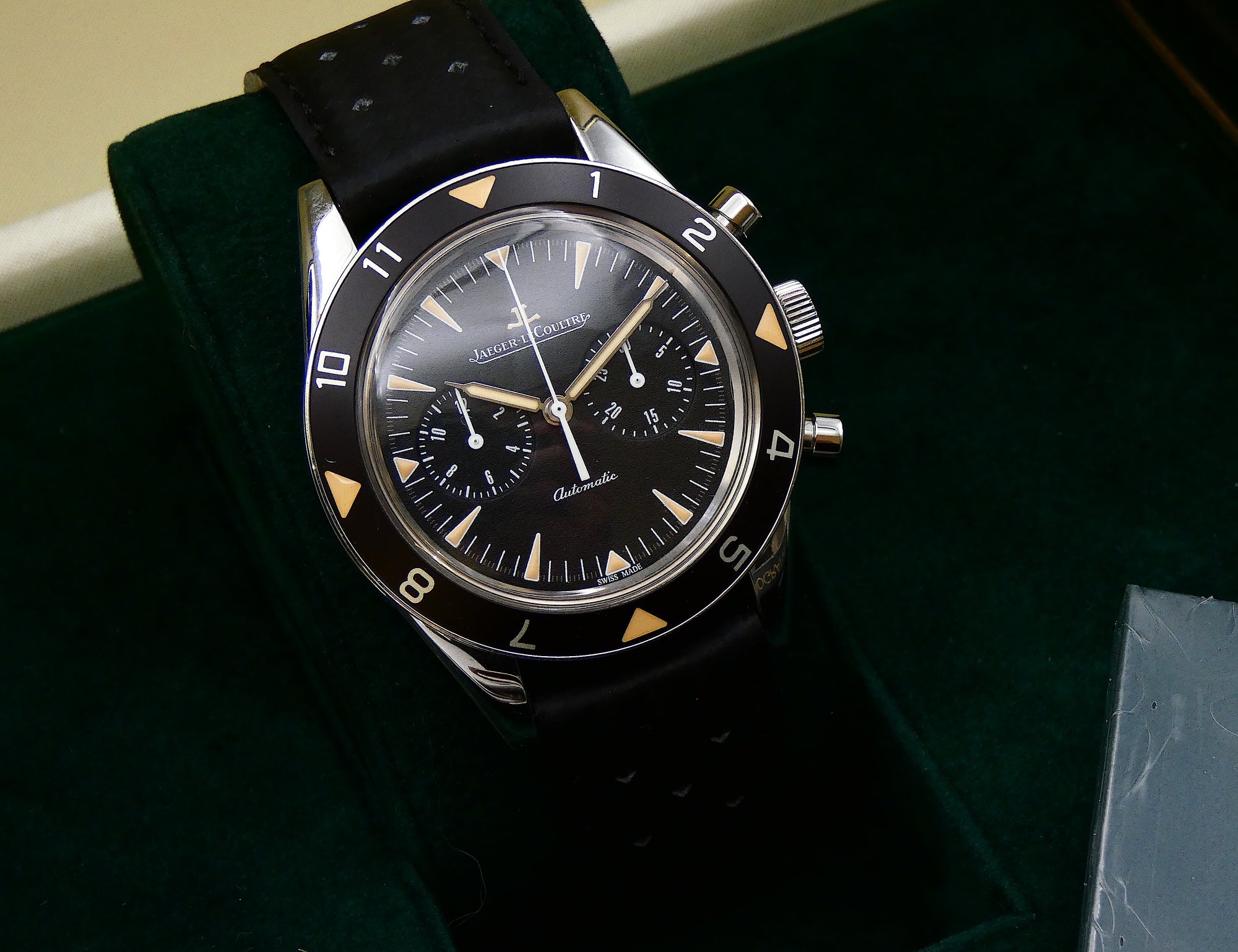 Jaeger-LeCoultre Deep Sea Chronograph Rare Deep Sea Vintage Chronograph Full set