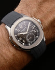 Patek Philippe 5164a Aquanaut Travel Time / 2017 / 3 straps / fresh service Patek