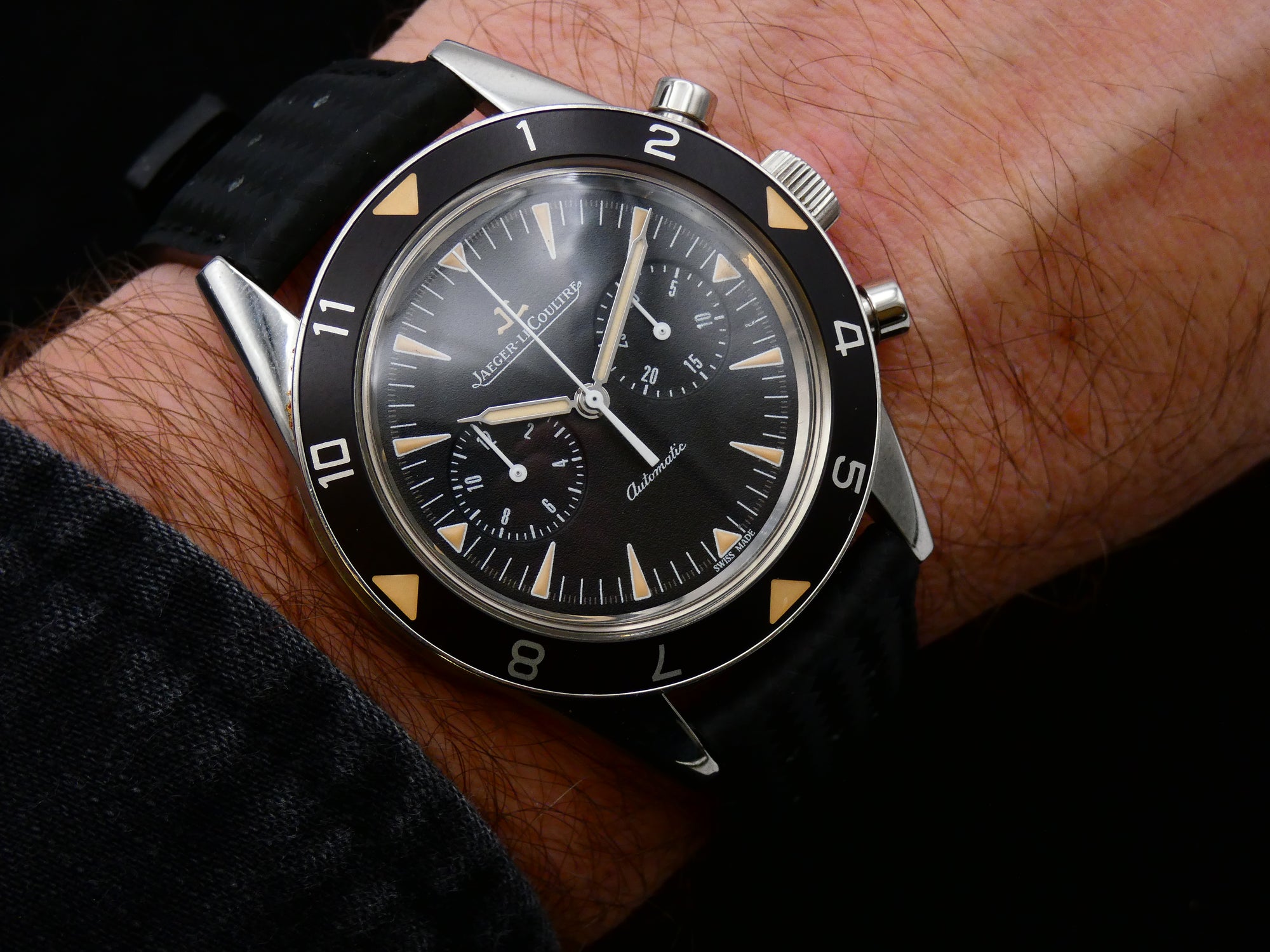 Jaeger-LeCoultre Deep Sea Chronograph Rare Deep Sea Vintage Chronograph Full set