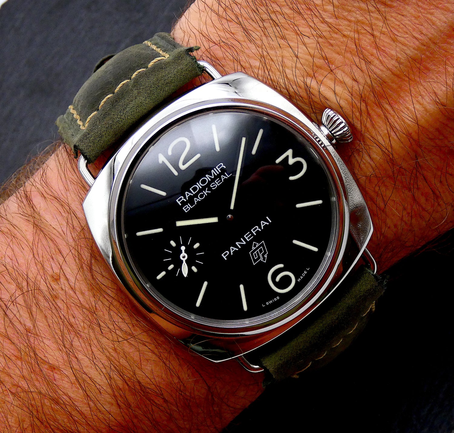 SOLD Panerai Radiomir Black Seal 2018 / Full set PAM00380