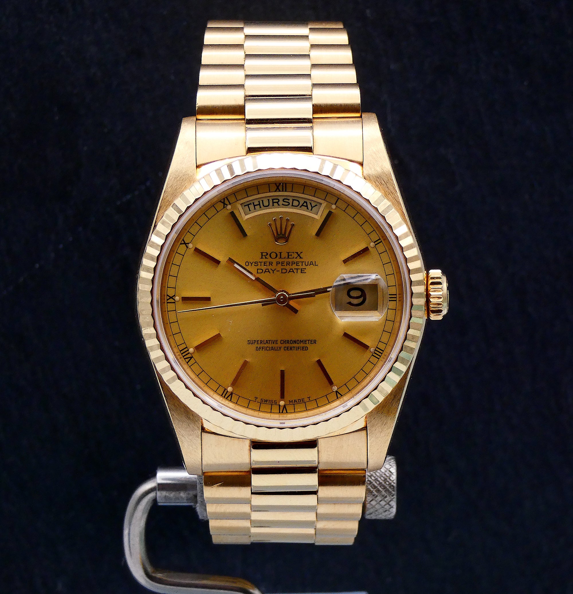 SOLD Rolex Day-Date 36 1989 / rolex service / mint 18238