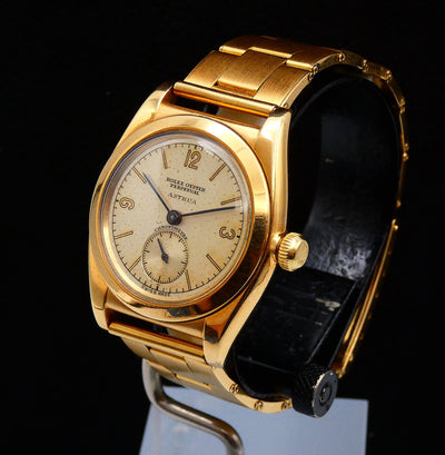Rolex Oyster Perpetual 3130 Astrua / Mecan bracelet / 18k