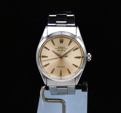 SOLD Rolex Air King 1964 / nice patina and rivet