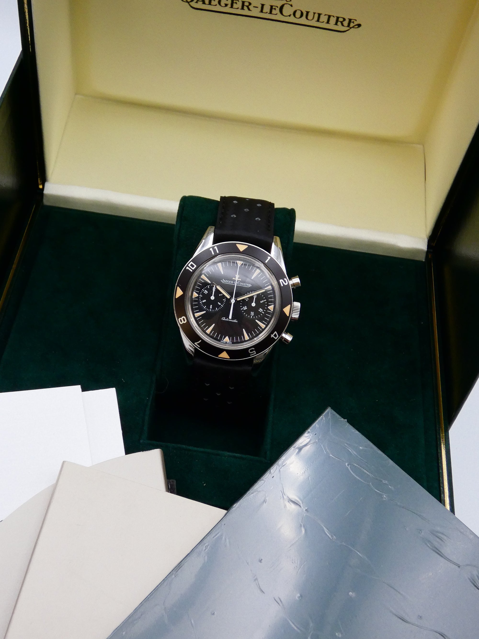 Jaeger-LeCoultre Deep Sea Chronograph Rare Deep Sea Vintage Chronograph Full set