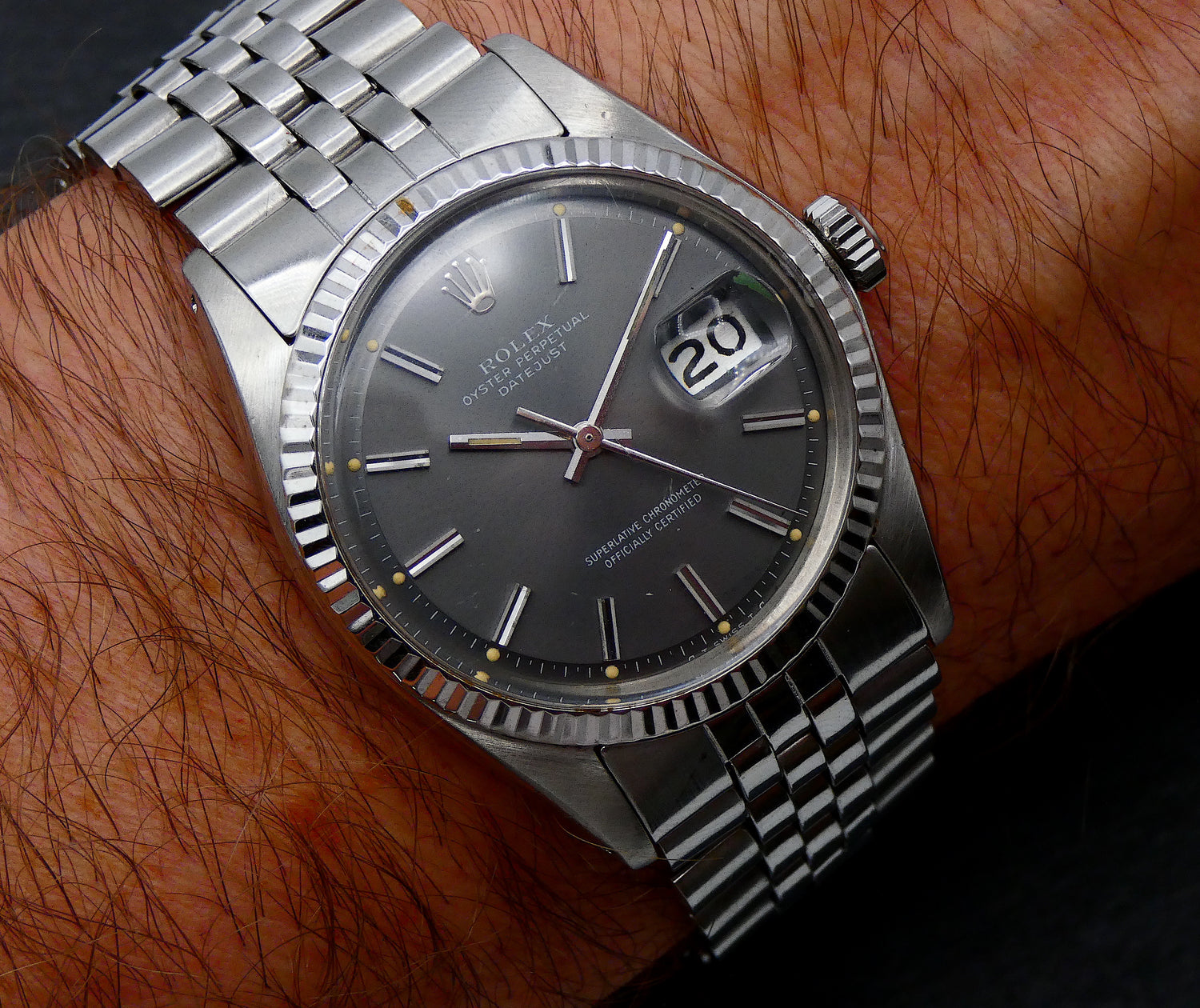 Rolex Datejust 36 Ghost / stunning patina 1601