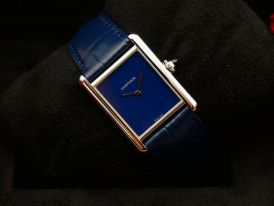 Cartier Tank Must De Cartier Blue 2021 WSTA0055