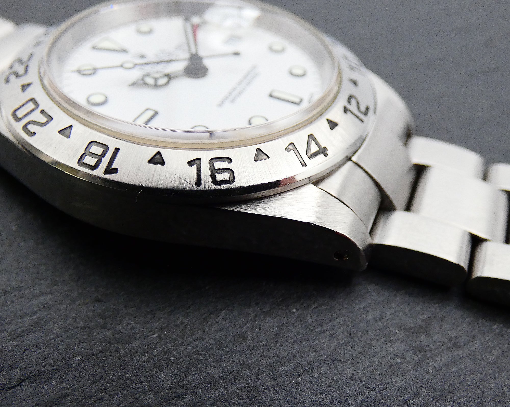SOLD Rolex Explorer II 2002 with papers 16570