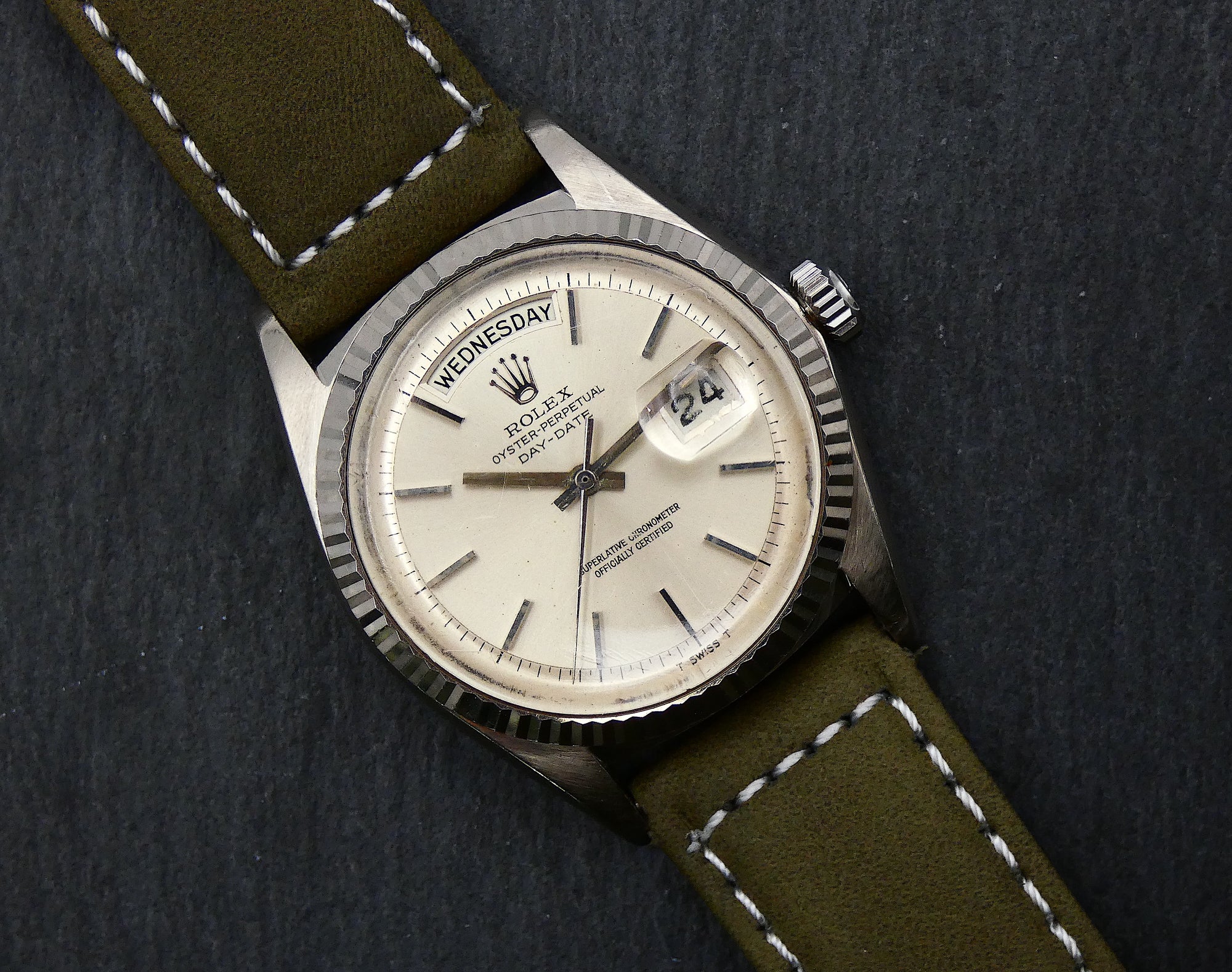 SOLD Rolex Day-Date 36 White gold / 1967 / 1803 Great condition