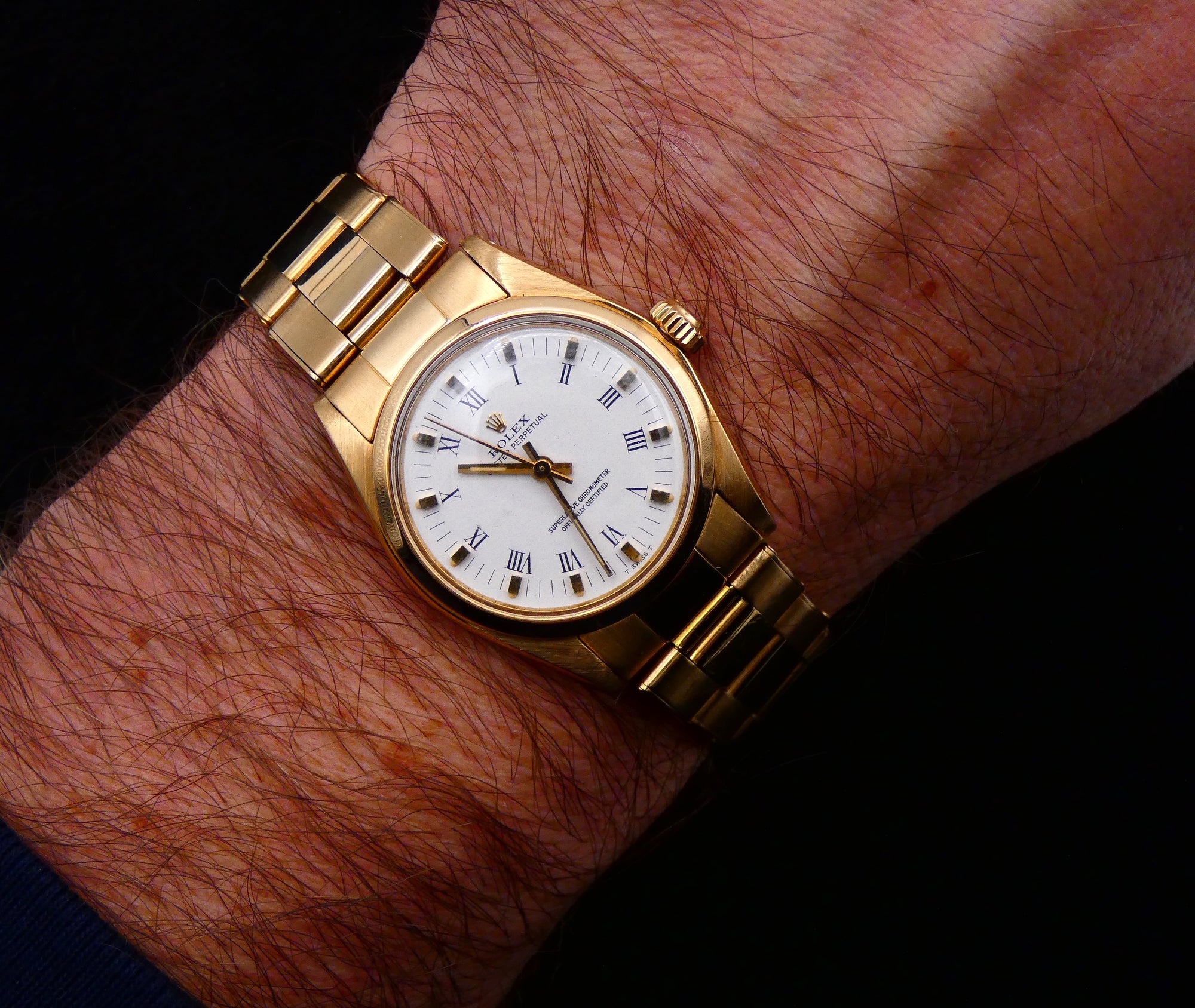 SOLD Rolex Oyster Perpetual 31 white buckley 6748