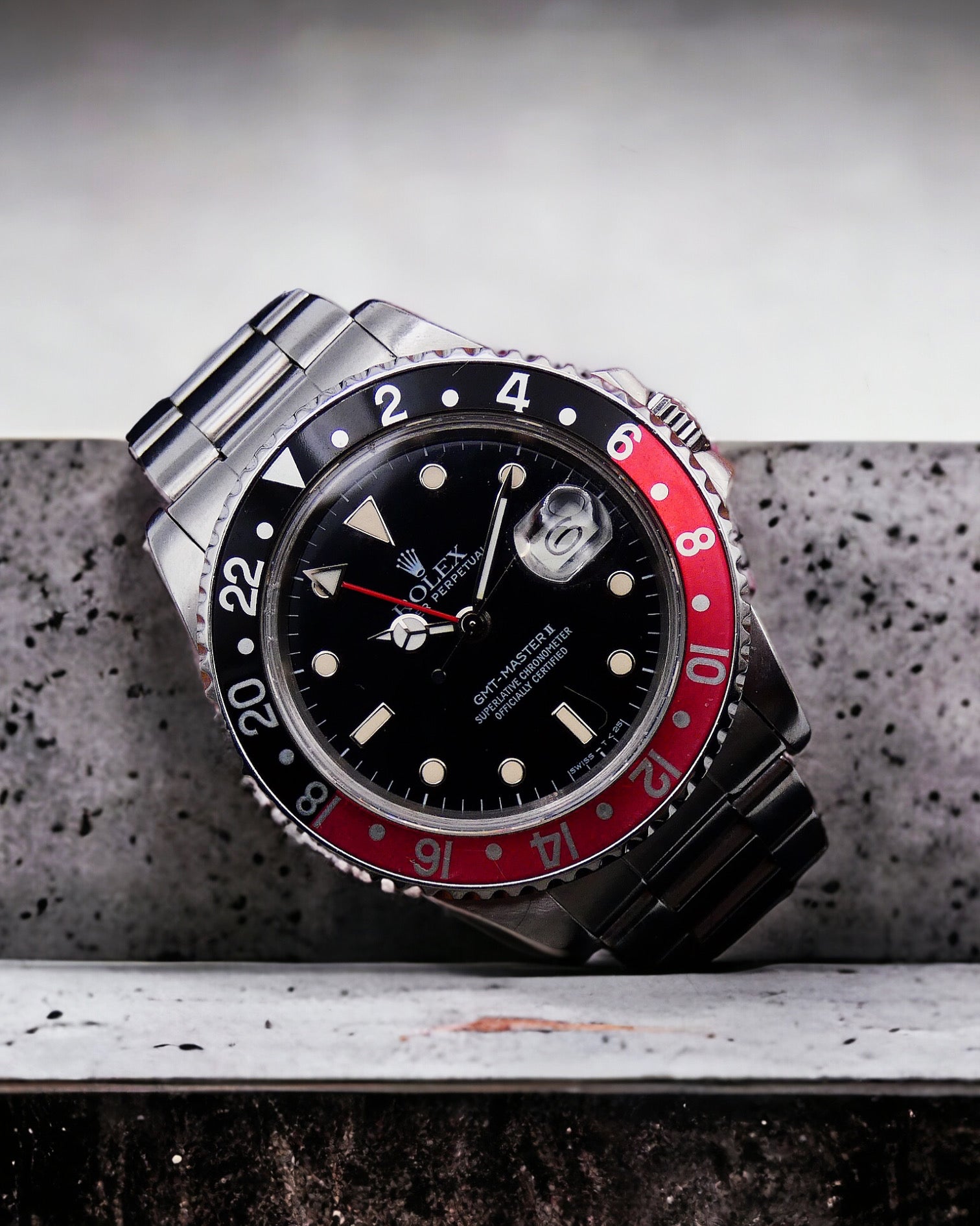 SOLD Rolex GMT-Master II fat lady 1985 16760