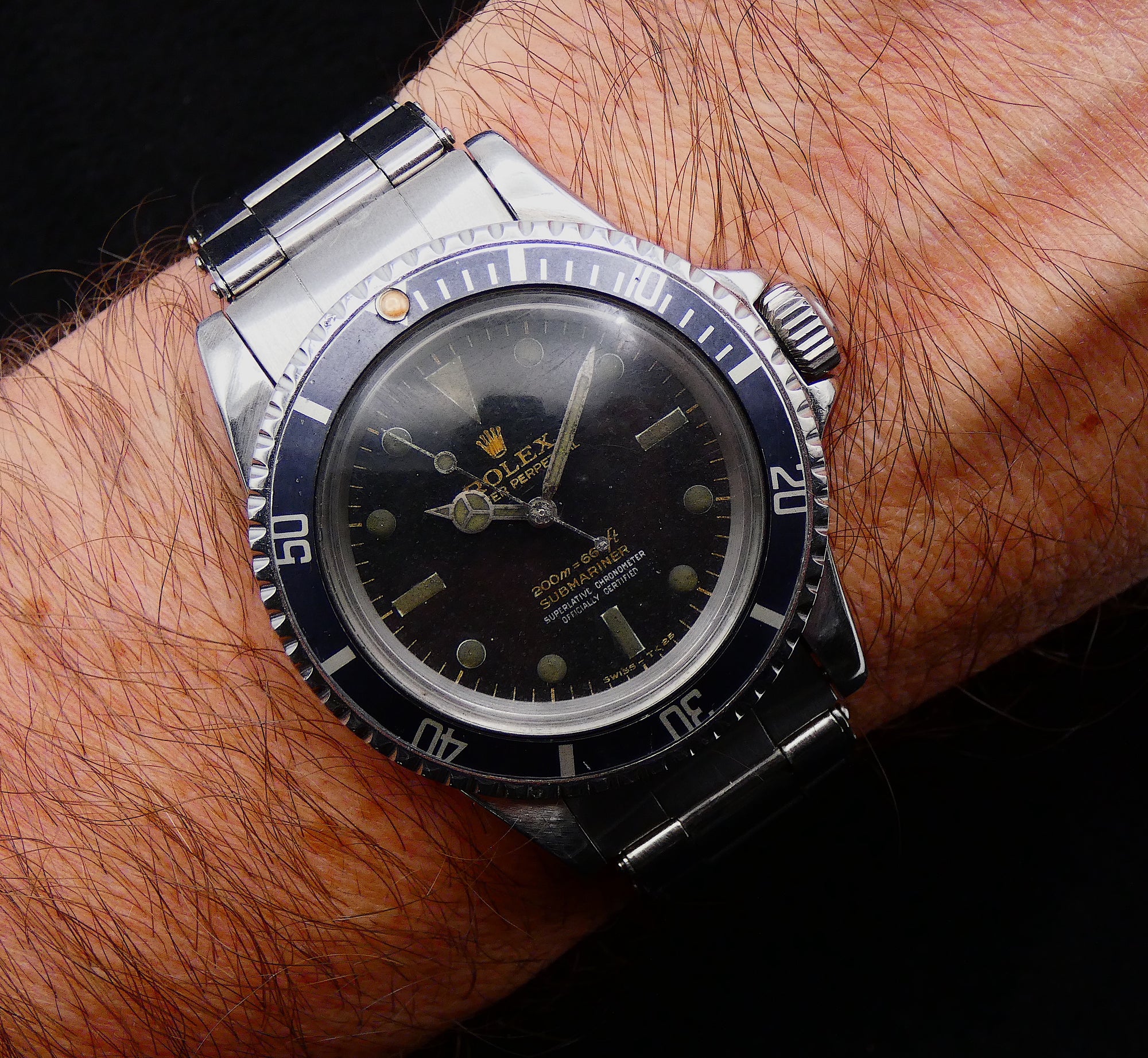 SOLD Rolex Submariner 5512 (No Date) Gilt meters first Lines
