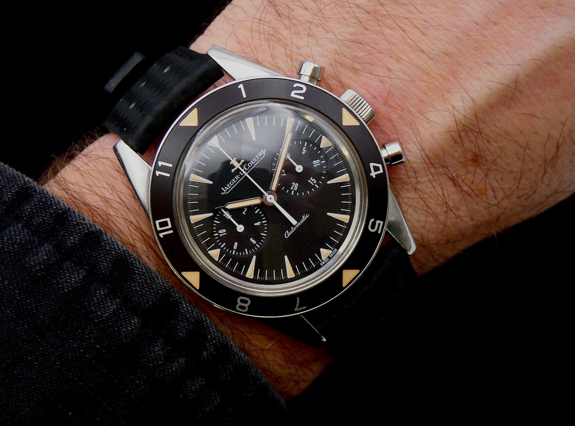Jaeger-LeCoultre Deep Sea Chronograph Rare Deep Sea Vintage Chronograph Full set