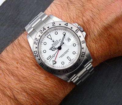 SOLD Rolex Explorer II 2002 with papers 16570