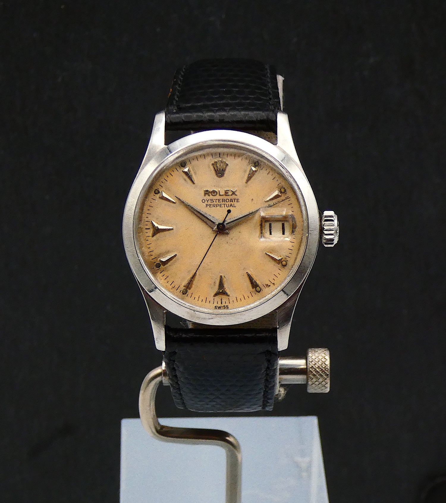 Rolex Oyster Perpetual Date 1954 / creme dial / all original