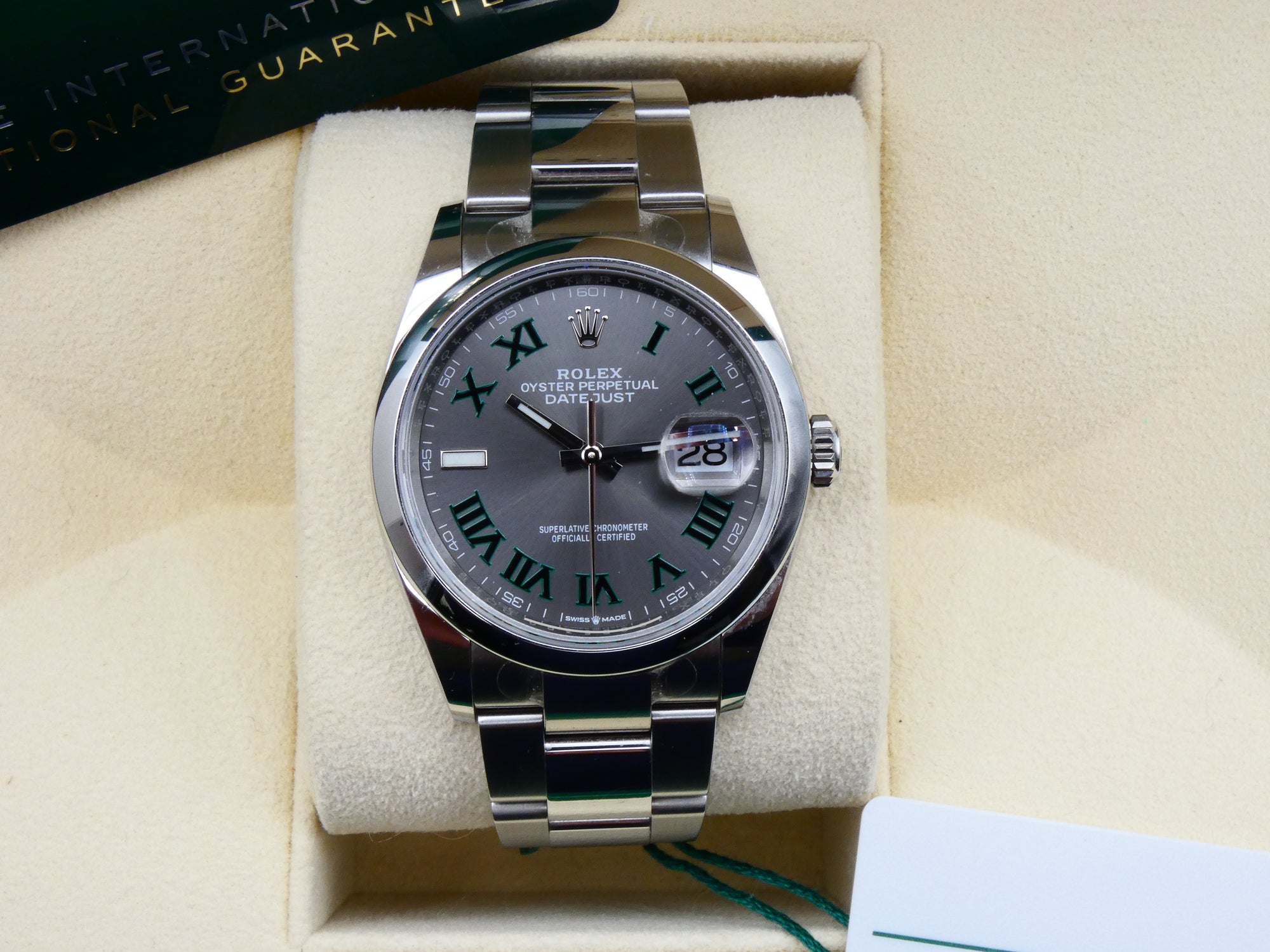 SOLD Rolex Datejust 36 wimbledon / 2022
