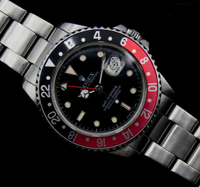 SOLD Rolex GMT-Master II fat lady 1985 16760