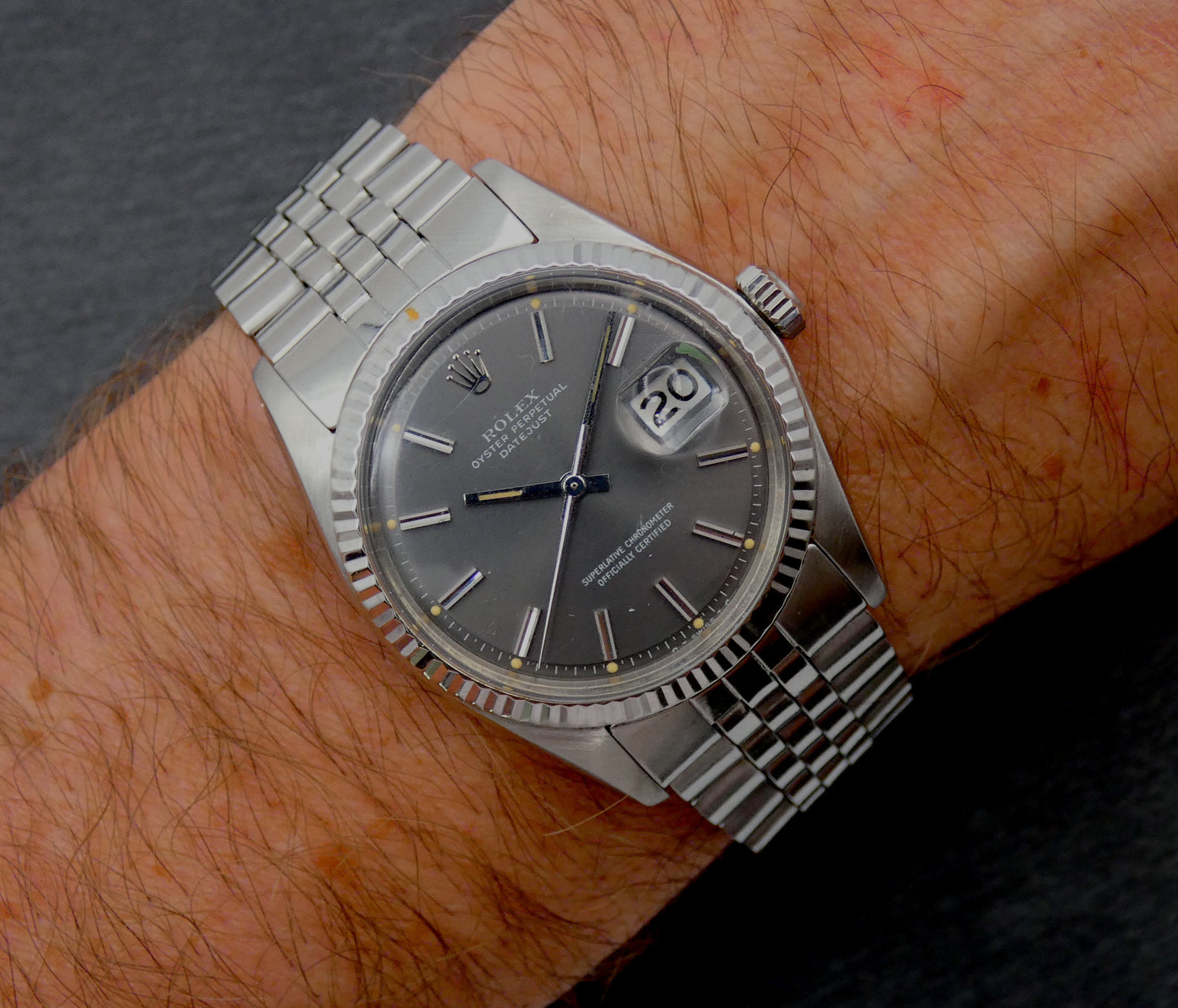 SODL Rolex Datejust 36 Ghost / stunning patina 1601