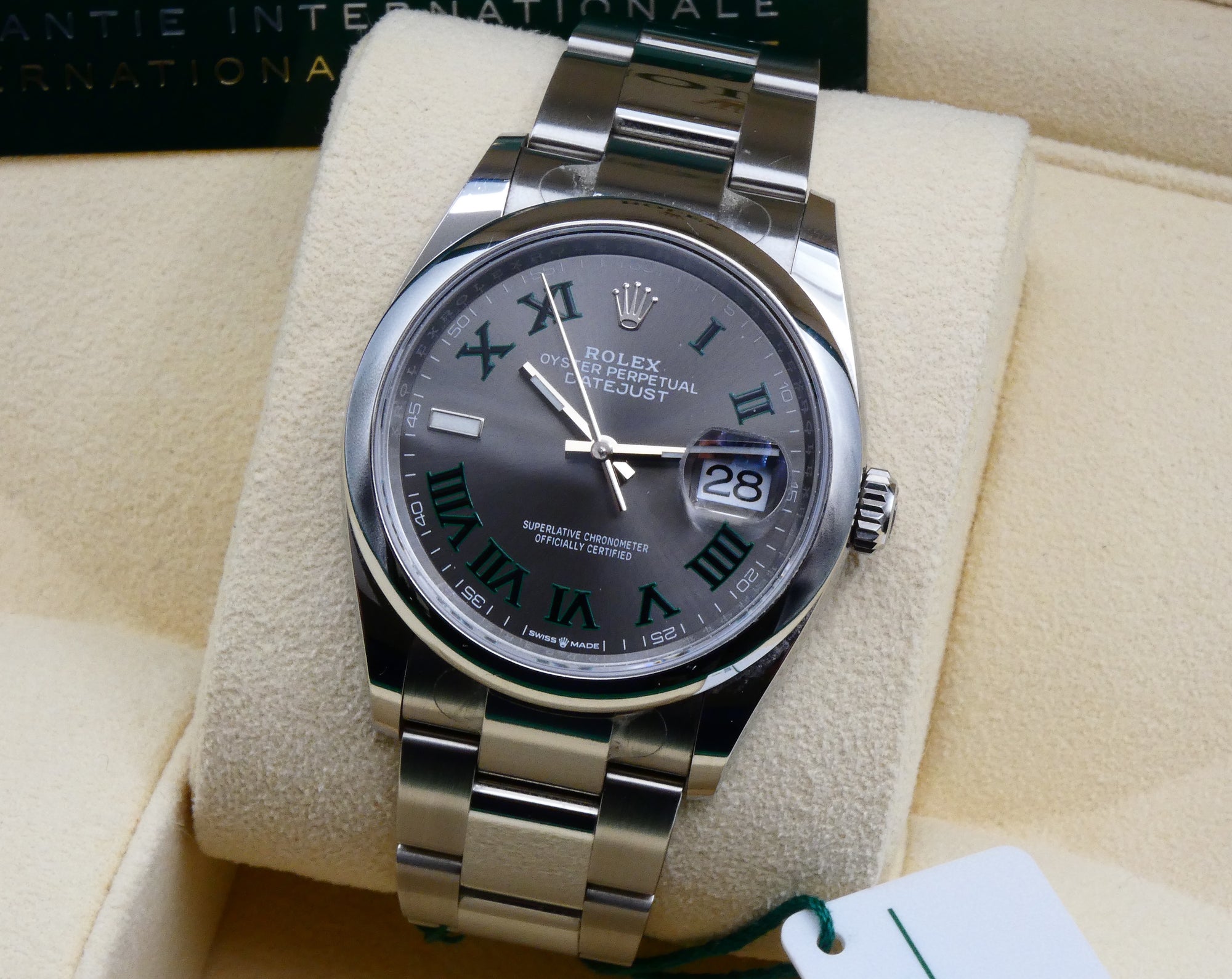 SOLD Rolex Datejust 36 wimbledon / 2022