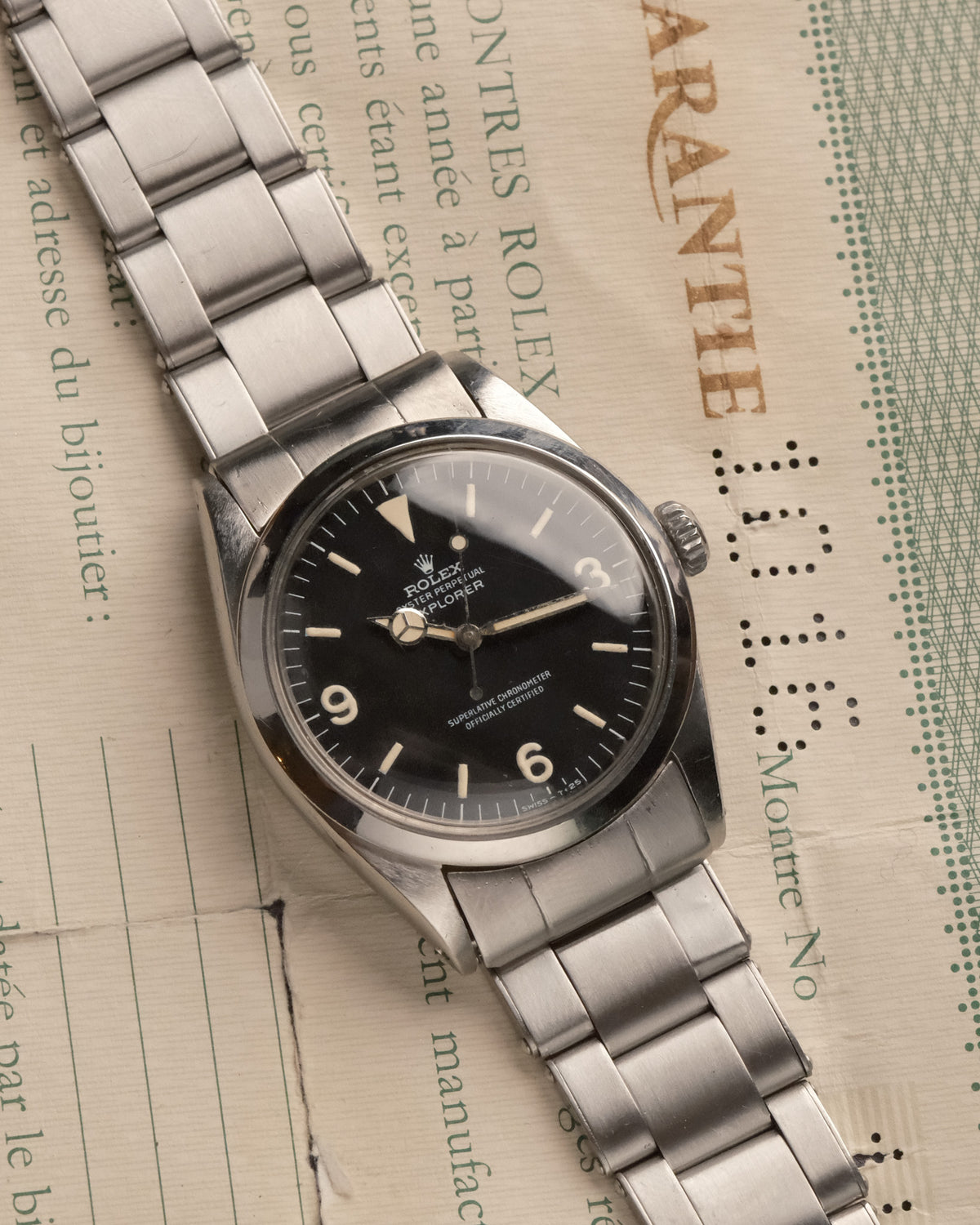 Rolex Explorer 1016 MK1 – Circa 1966 – Punched Papers - box – 7206 Rivet Bracelet