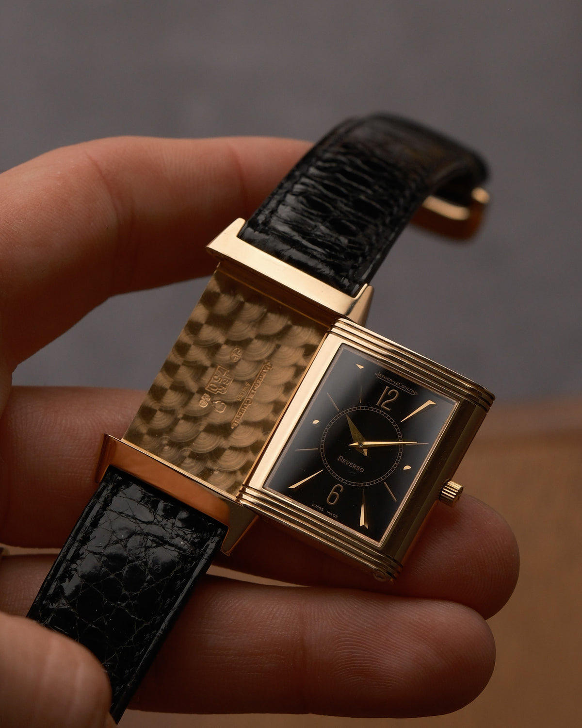 RES Jaeger-LeCoultre Reverso Classique – Art Deco limited – Black Dial – 1991