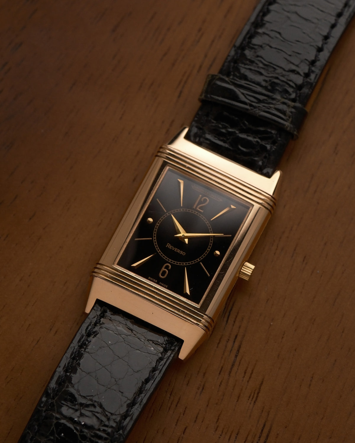RES Jaeger-LeCoultre Reverso Classique – Art Deco limited – Black Dial – 1991