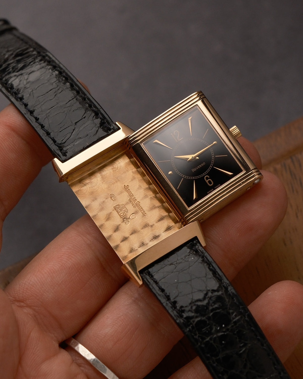 RES Jaeger-LeCoultre Reverso Classique – Art Deco limited – Black Dial – 1991