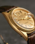 Rolex Day-Date 36 Rare Linen Pie Pan / 1965