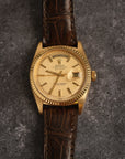 Rolex Day-Date 36 Rare Linen Pie Pan / 1965