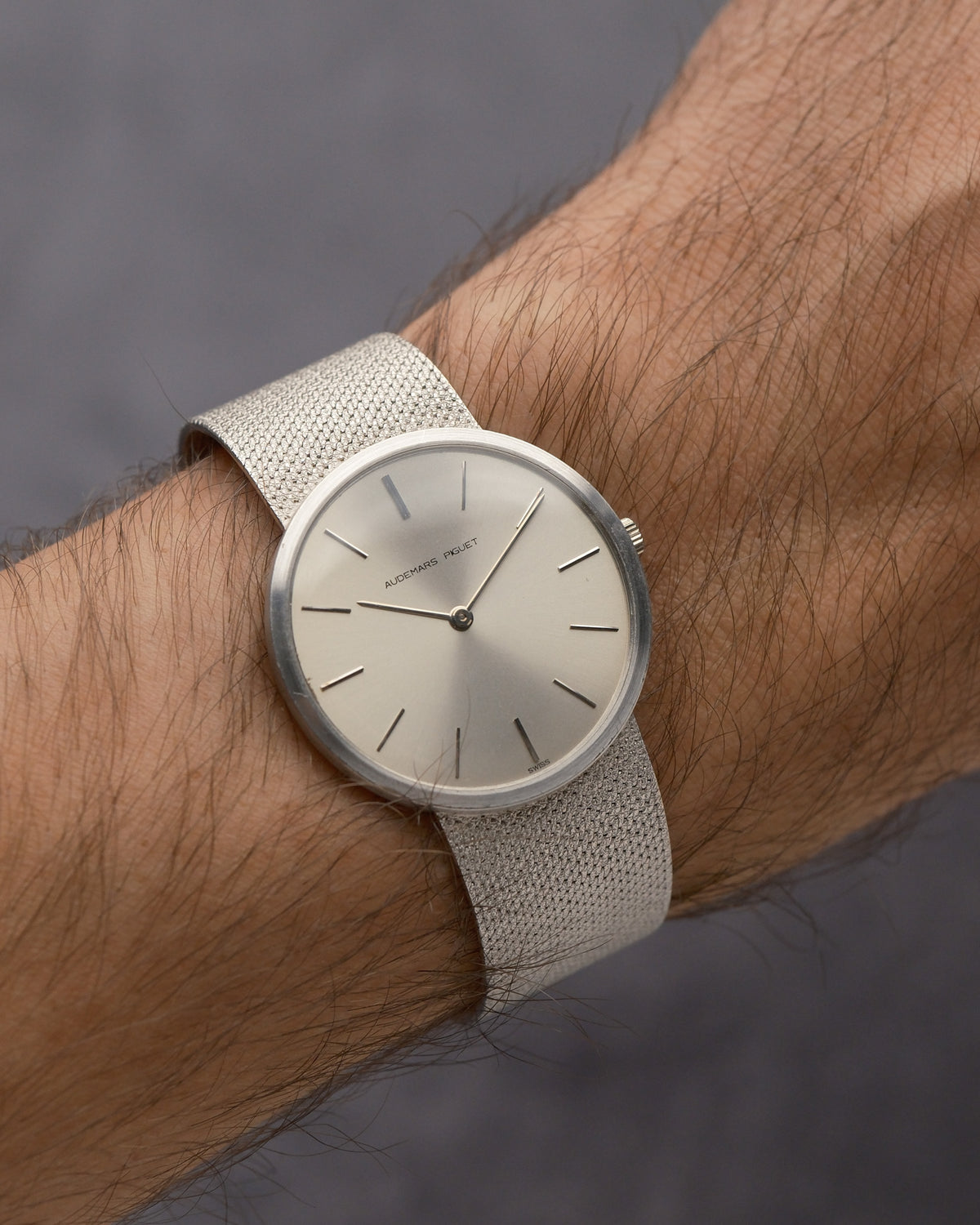 Audemars piguet white gold / ultra thin dress watch